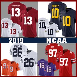 NCAA Ohio State Buckeyes 97 Nick Bosa 7 Dwayne Haskins Jr American football Jersey Tom Brady Saquon Barkley Tua Tagovailoa vrt5 212121