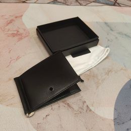 Luxury Brand Cardholder Leather Wallet Original Packaging Pen Storage Case Passport Book Designer Bag Mini Wallet Cash Clip