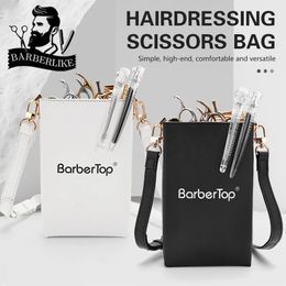 Hair Salon Style Barber Hair Scissors Comb Bag Hairdressing Tools Bags Scissor Holster Special Purpose Pouch 231025