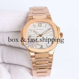 Women's Watches Pp7118 35.2Mm Cal324c 8Mm Mens Automatic Watches For Nautilus Business Classic Clock Stainless Steel Wrist Sj36639 montres de luxe