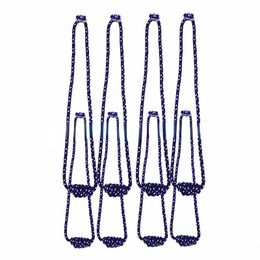 Resistance Bands Antigravity Iyengar Yoga Wall Rope Full Set Auxiliary Lanyard Hanging Belt Sling 5 Colours 231024