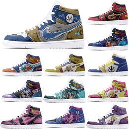 New Customised Shoes 1s DIY shoes Basketball Shoes males females Anime Character Customization Personalised Trend Outdoor Basketball Shoes