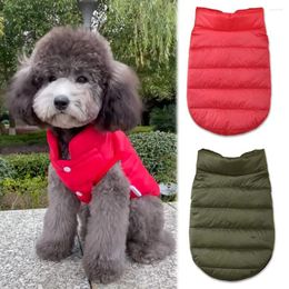 Dog Apparel Winter Puppy Down Coat Soft Warm Padded Vest Jacket For Small Dogs Cats Pet Clothing Teddy Chihuahua Costume