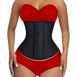 Womens Shapers Fajas Colombians Latex Waist Trainer Cincher Long Torso Body Shapewear Women Slimming Belly Sheath Girdles Shaper 9 Steel Bones 231025