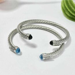 Designer Classic Jewelry DY Bracelet Fashion Charm jewelry Women Dy Popular Woven Twisted Thread Handpiece Open Bracelet Quick Sale Christmas gift accessories