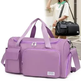 Duffel Bags Travel Bag Luggage Handbag Women's Shoulder Large Capacity Leisure Waterproof Oxford Sports Gym Ladies Crossbody