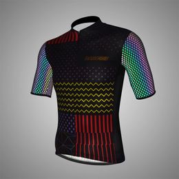 Other Sporting Goods DAREVIE Pro Cycling Jersey Summer Reflective Men Breathable Team Bike MTB Road Clothing Top 231024