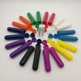 Mix Coloured blank nasal aromatherapy inhalers blank nasal inhaler sticks for essential oil 51mm cotton wicks High-end