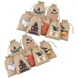 Cake Tools 24 Pcs Halloween Drawstring Bag Gift Pouch Storage Favours Pouches Candy Bags Packing Treat Kids