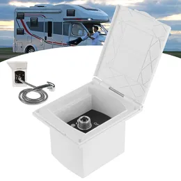 All Terrain Wheels Durable And Convenient RV Exterior Shower Box Easy Installation Maintenance Corrosion White