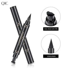 In1 Longlasting Liquid Eyeliner Pen Waterproof Fast Dry Black Pencil Cosmetic Doubleended Eye Liner Smooth MakeUp Tools5651982