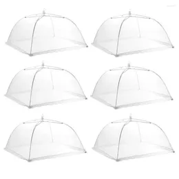 Dinnerware Sets 6 Pcs -Up Mesh Tent Anti- Mosquito Cover Umbrella Outdoor Foldable Kitchen Table Grille