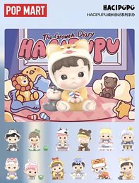 Blind box Original POP MART HACIPUPU Growth Diary Series Box Toys Model Confirm Style Cute Anime Figure Gift Surprise 231025