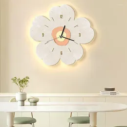 Wall Clocks Modern Classic Led Clock Design Nordic Quiet Art Fashion White Horloges Murales Home Decorating Items