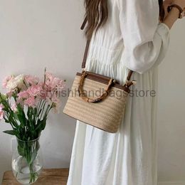 Shoulder Bags Handbags 2023 New Bucket Bag Woven Fashion Bag Casual Cross Body Bag Handbagstylishhandbagsstore