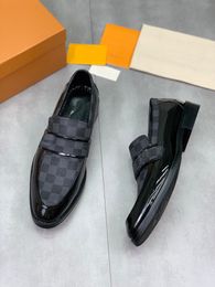 Designer Brand Tartan Gentleman Oxfords Dress Walking Business Slip On Outdoor Shoes Size 38-44
