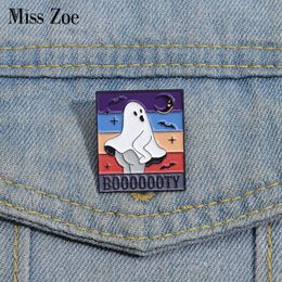 Halloween Ghost Enamel Pins Custom Cute Sexy Ghost Dress Up Brooches Lapel Badges Gothic Funny Jewellery Gift for Kids Friends