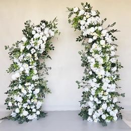 Wedding Backdrop Decoration Centrepieces Horn Gate Arch With Flower Row Set For Party Stage Store Opening DIY Props