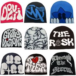 Beanie Skull Caps Mea Culpas Beanies For Women Men Couple Y2K Hats Ins Fashion Bonnet Kpop Wool Skullies Hoods Lady Accessories Gorro 231025