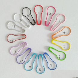 Craft Tools Bk Package 1000 Pcs Locking Stitch Markers Safety Pins Sewing Knitting Cloghet Gourd/Calabash/Pear Pin 15 Colours Drop De Dhpyy