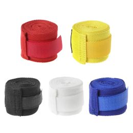 Cotton Boxing Bandage Wrist Wraps Combat Protect Boxing Sport Kickboxing Muay Thai Handbands Training Competition Bandage 3M boxing cotton bandage