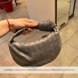 Bag Venetasbottegas Designer Handbag Vclub Genuine Purchasing Spring Summer Green Woven Mini Jodie Fashionable Shoulder Crossbody