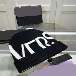 Classic wool knitted hat ladies designer Beanie Cap men's warm hat official website synchronous original single