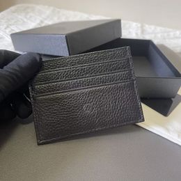 titulares de cartão de luxo estilo alemão homens de negócios designer carteiras pequenas bolsas porta-cartões com caixa
