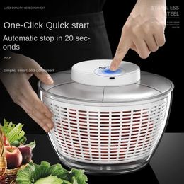 Fruit Vegetable Tools Dehydrator Electric Quick Cleaning Dryer and Dry Wet Separation Draining Salad Spinner Home Gadget asdwq 231026