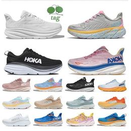 clifton 9 Clifton 8 Blanc Purple Seafoam Women Mens Outdoor casual shoes Hokas bondi 8 On Black Cyclamen Sweet Lilac Carbon X 2 Triple White mens trainers Sneakersdg