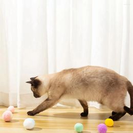 Cat Toys Interactive Toy Balls Cats To Play Soft Poms Ball Exquisite Material Wide Application Pompon Pet Products