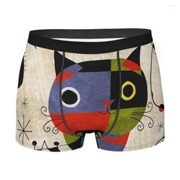 Underpants Joan Miro Art Painting Men Boxer Briefs Underwear Spanish Surrealism Painter Highly Breathable Top Quality Gift Idea