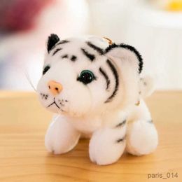 Stuffed Plush Animals 11CM Plush Toy Key Chain Plush Tiger Forest Animal Holiday Gift Backpack Pendant Plush Animal Tiger Doll Zoo Souvenir R231026