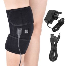 Leg Massagers Heated Physiotherapy Knee Joint Brace Warm Keeping Health Care for Arthritis Knee Pain Relief Knee Protection Support Belt 231025