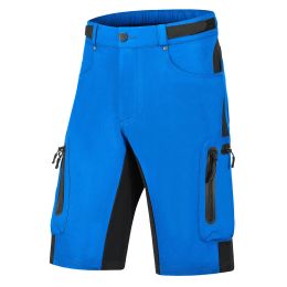 Os shorts masculinos para mountain bike esportiva usam calças de equitação ao ar livre respiráveis de secagem rápida e resistentes