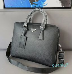 Designer briefcase luxury men business bags package design laptop bag Letter design leather handbag messenger