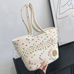 Evening Bags Large Capacity Weave Handbag Soft Hobo Purses Crochet Beach Underarm Bag Female Clutch Women Shoulder Fashion Straw Tote