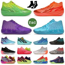 Lamelo Ball Shoe Basketball Shoes Mb.01 Rick And Morty Men Woman Mb 02 Gold Honeycomb Deep Black Sky Blue Nickelodeon Slime Green