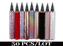 False Eyelashes TDANCE 30PCSLOT Whole Magnetic Black Liquid Eyeliner Long Lasting Adhesive Pencil Glue For Tools5427301