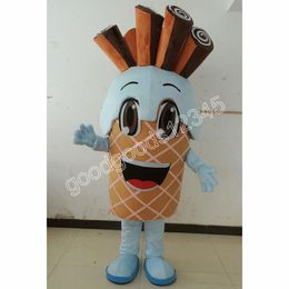 2024 Adult size ice cream Mascot Costumes Halloween Fancy Party Dress Cartoon Character Carnival Xmas Advertising Birthday Party Costume Outfit