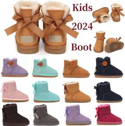 Designers Kids Tazz Tasman Children Baby Boots Boys Toddler Girls Boot Slippers Women Winter Warm Children's Shoes Australia Australian Suede Snow 22-35 nn