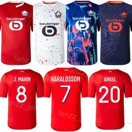 23-24 Club Team LOSC Lille 21 ANDRE Soccer Jerseys 9 DAVID 18 DIAKITE 15 YORO 12 YAZICI 30 CHEVALIER 10 CABELLA GOMES ISMAILY CAVALEIRO HARALDSSON Football Shirt Kits