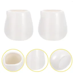 Dinnerware Sets 4 Pcs Ceramic Milk Cup Espresso Decorative Cups Set Pitchers White Ceramics Portable Mocha Coffee Frothers Garland