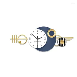 Wall Clocks Large 80 X32cm Clock For Living Room Modern Design Restaurant Art Decoration Silent Fashion Hanging