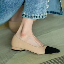 Marcas de luxo de Paris chanelly sapatos de salto alto moda couro genuíno aberto em formal salto grosso sandálias estilingues ballet flat designer sapato mocassim designer