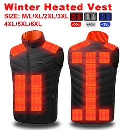 Outdoor Jackets Hoodies Hot vest USB intelligent dual control switch 9-11-15-21 zone hot hunting winter men's warm 231026