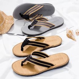 Slippers Men Beach Flip Flops Summer Korean Style Outdoor Lightweight Non-slip Sandals Casual Walking Flat Zapatilla Hombre