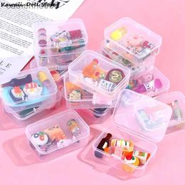 Kitchens Play Food 5PCS 1 12 Scale Cute Mini Dollhouse Miniature Drink Bottle Cake Desserts Bento Food Pretend Play Food Toy Kitchen AccessoriesL231026