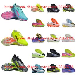 Mens x CrazyFast+ FG SG TF Futbol Ayakkabıları Deri Futbol Botları Botas De Futbol