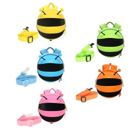 Baby Walking Wings Baby Walking Safety Harness Reins Kid Toddler Strap Daypack with Detachable Leash Cute Mini Bee Backpack 231025